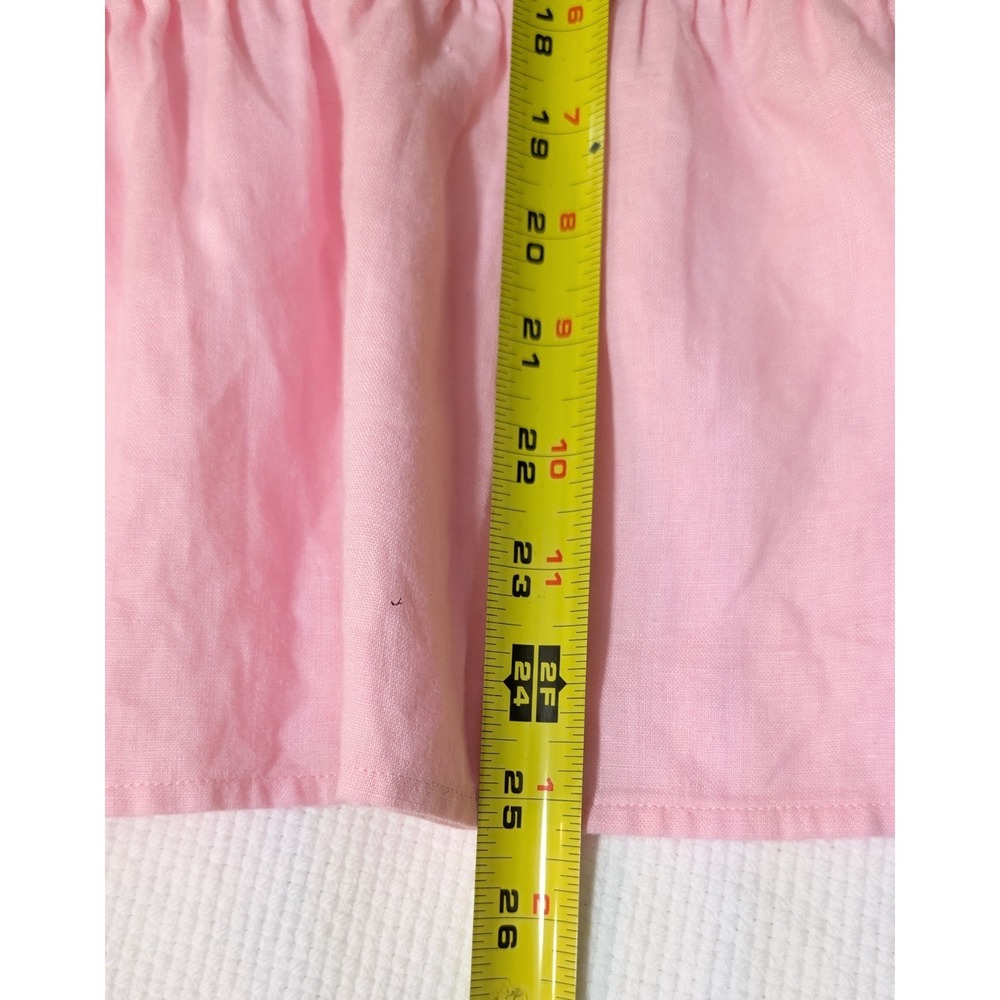 Lilly Pulitzer Bekah 100% Linen Pink Blouse Top Sz Small - Picture 9 of 12